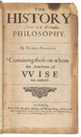 The History of Philosophy. Containing those on whom the Attribute of Wise was conferred