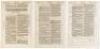Seven consecutive leaves of the King James Bible (1611-13). Amos 1:12-Habakkuk 3:7. - 4