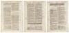 Seven consecutive leaves of the King James Bible (1611-13). Amos 1:12-Habakkuk 3:7. - 5
