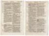 Seven consecutive leaves of the King James Bible (1611-13). Amos 1:12-Habakkuk 3:7. - 7