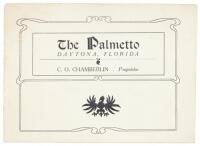 The Palmetto, Daytona, Florida (wrapper title)