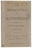 Abstract of Title to Westmoreland Addition to the City of Houston in Harris County. Prepared for South End Land Company by the Houston Abstract Co.