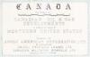 Canada: Canadian Oil & Gas Developments in relation to those of Northern United States. Prepared for Anglo American Exploration Ltd. & Subsidiaries - 2