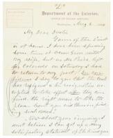Acting Commissioner of Indian Affairs letter about progress in civilizing the American Indians