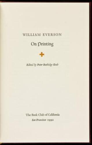 On Printing