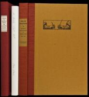 Three finely printed volumes on California literary figures