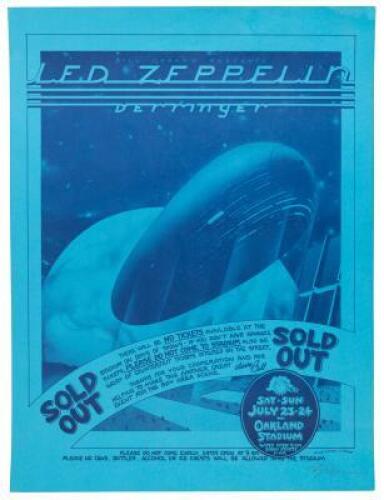 Led Zeppelin at Oakland Stadium May 23-24 1977