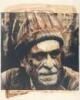 Large original print of Bukowski from a photograph by Michael Montfort - 5