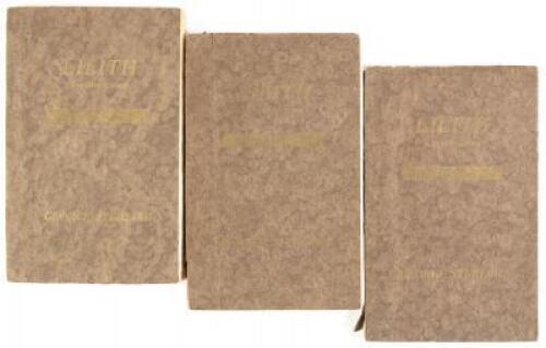 Lilith: A Dramatic Poem - three copies