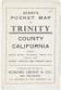 Denny's pocket map of Trinity County, California: Compiled from latest official and private data - 2