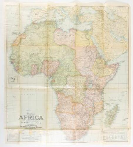 Map of Africa and Adjoining Portions of Europe and Asia. Prepared Especially for the National Geographic Magazine Gilbert Grosvenor, Editor