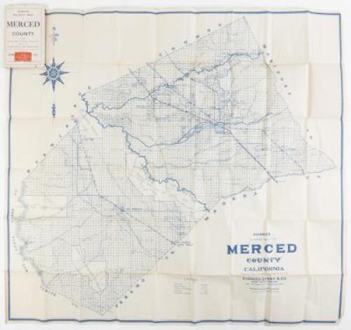 Denny's pocket map of Merced County, California