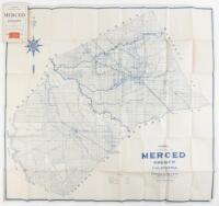 Denny's pocket map of Merced County, California