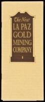 The New La Paz Gold Mining Company [Arizona]