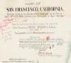 Map of San Francisco, California. Showing limits of the burned area destroyed by the fire of April 18th-21st, 1906, following the earthquake of April 18th, 1906 - 2