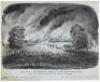 View of the Conflagration of Marysville, On the Night of August 30th, 1851. Three Entire Squares Consumed - Loss Estimated $500,000