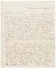 Autograph letter from Lorenzo Sitgreaves, U.S. Army Engineer and future Colorado River explorer, to his cousin John Scott regarding a pessimistic outlook on promotion in the military