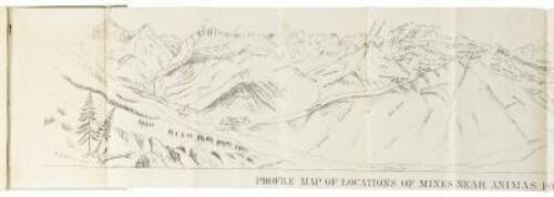 Profile Map of Engineer Mountain, Mineral Point Mountain, Animas Forks, and Surrounding Region, with General Description of Mines. History and Geology of the San Juan