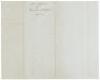 Manuscript receipt for sale by Nathan Spear to William Heath Davis of "one half of my flock of Goats now upon the island of Yerba Buena," revealing why the island in San Francisco Bay was then and is still called "Goat Island" - 2