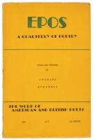 Poems and Drawings - In Epos: A Quarterly of Poetry, Extra Issue, 1962