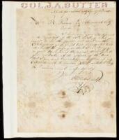 Autograph Letter Signed by John A. Sutter, to William R. Prince