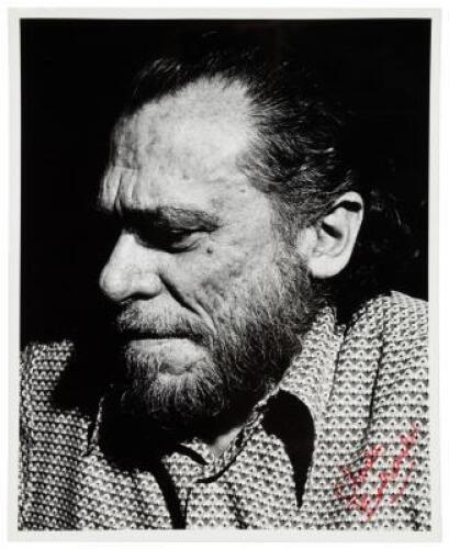 Original photograph of Charles Bukowski - signed