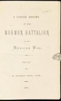 A Concise History of the Mormon Battalion in the Mexican War, 1846-1847