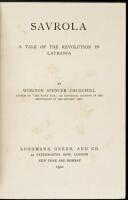 Savrola: A Tale of the Revolution in Laurania