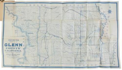 Denny's pocket map of Glenn County, California: Compiled from latest official and private data