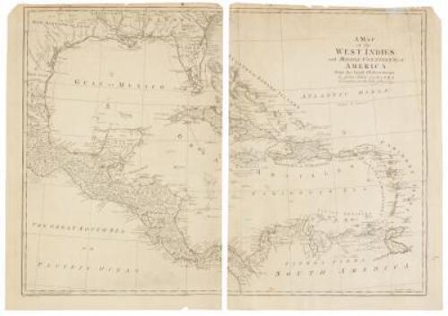 A Map of the West Indies and Middle Continent of America from the Latest Observations