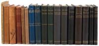 Seventeen volumes by Robert Louis Stevenson