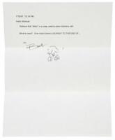 Signed letter by Charles Bukowski with original envelope