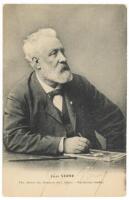 Postcard signed by Jules Verne