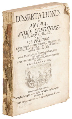 Dissertationes de anima, animae conditore, et corpore physico.