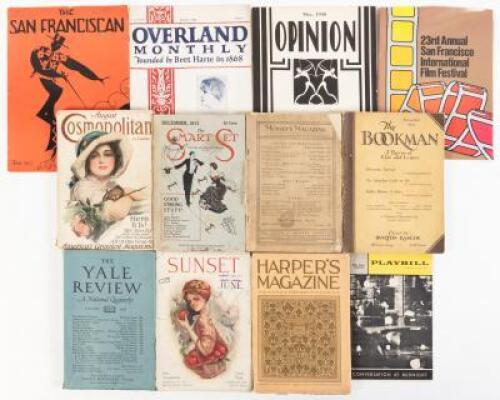 Box of Mostly Periodicals, many items with contributions by George Sterling