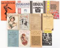 Box of Mostly Periodicals, many items with contributions by George Sterling