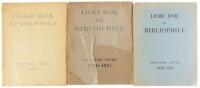 Livre d'Or du Bibliophile - Ann&eacute;es 1-3