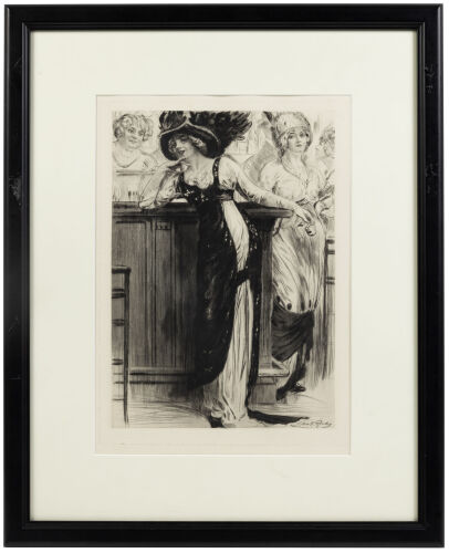 Drypoint from Paris. Moeurs, costumes et attitudes, 1912-1913. 1. Les Bars