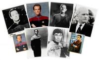 A selection of Star Trek books and photographs