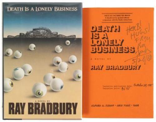 Death is a Lonely Business [with] Advance Uncorrected Proof