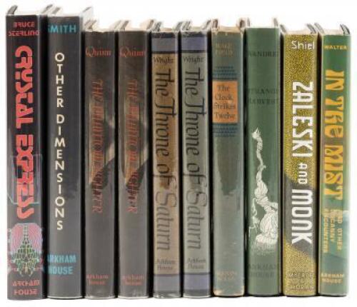 Ten works published by Arkham House - Authors Q-W