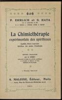 La chimiothérapie expérimentale des sprilloses