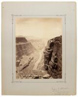 Grand Cañon, Colorado River, Looking West / Hillers