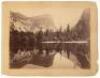 Mount Watkins, Fully Reflected in Mirror Lake, Yosemite [with] 9 additional albumen photographs by Thomas Houseworth et al.