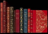 Ten finely bound volumes