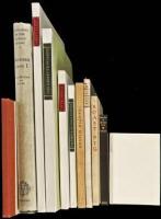 Nine volumes from fine presses