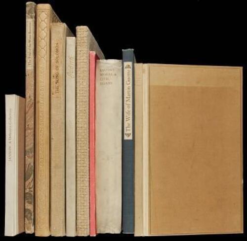 Ten volumes from fine presses