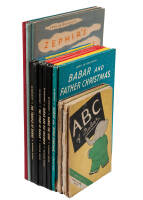 Ten volumes of Babar books