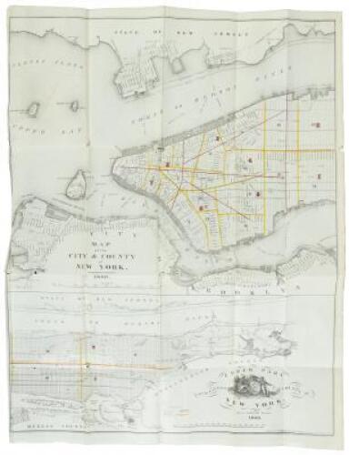 Map of the City & County of New York. 1860.