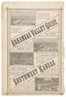 The 1878 Arkansas Valley Guide. Southwest Kansas.